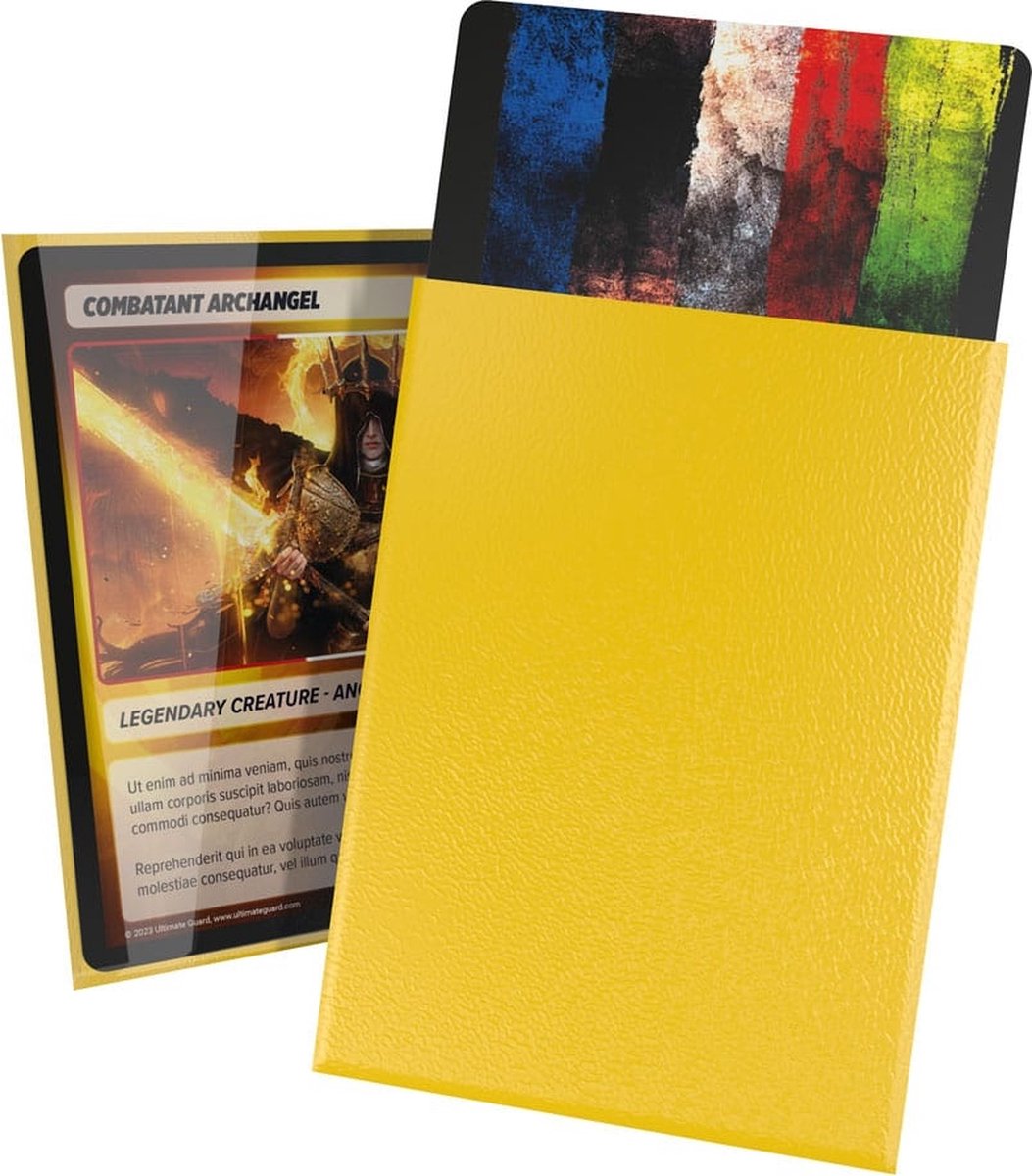 Ultimate guard cortex sleeves standard size (100) - yellow