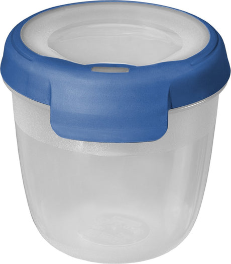 Curver grand chef eco vershoudbakje - 0,4l - rond - transparant donkerblauw