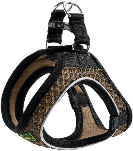 Hunter harnas hilo comfort bruin - hondenharnas - xxs xs 30-35 33-36 cm