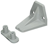 Mack 1010114 - 2 stoothaken trapezium voor rolluik wit 42mm | 10 stuks