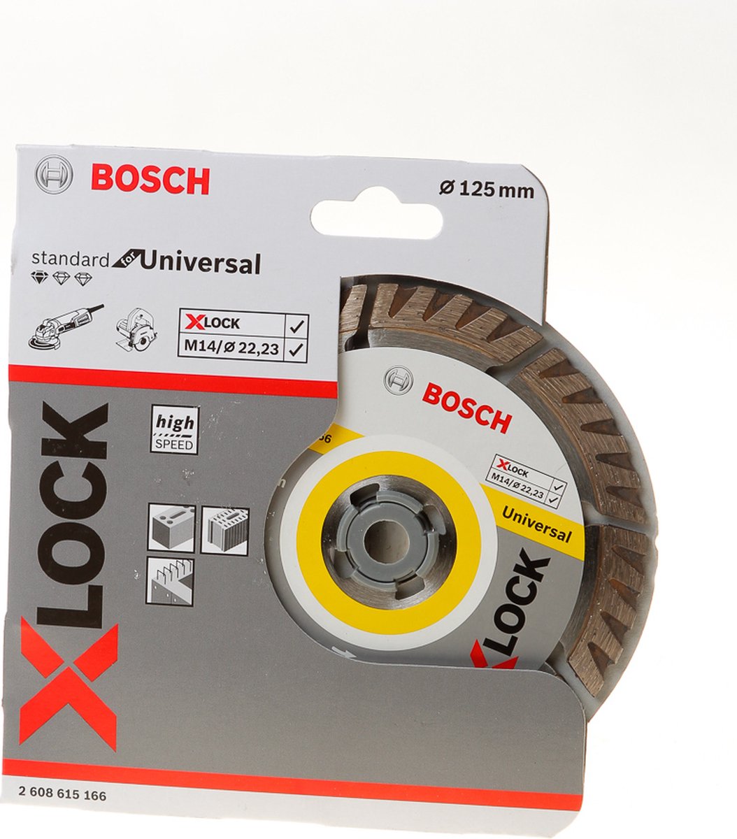 Bosch 2608615166 x-lock diamantschijf standard for universal - 125mm