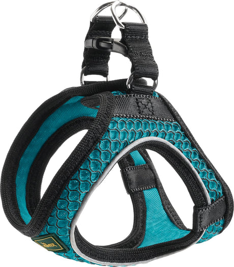 Hunter hondentuigje hilo-comfort turkoois maat xxs (26-30 cm)