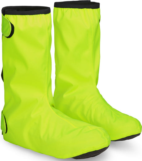 Gripgrab - dryfoot 2 waterproof everyday regen fiets overschoenen waterdichte fietsoverschoenen schoenovertrekken - geel hi-vis - maat m (40 41)