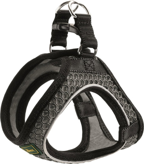 Hunter harnas hilo comfort antraciet - hondenharnas - m 55-60 58-65 cm