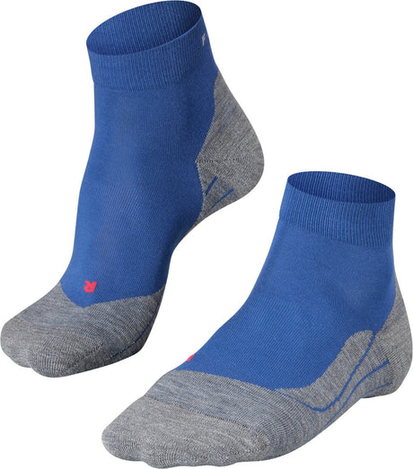 Falke ru4 short anti-blaar katoen functioneel materiaal hardloopsokken heren blauw - maat 46-48