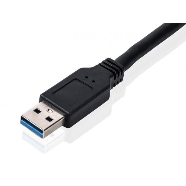 Equip 133471 usb3.0 to sata adapter, male male, 0.5 m, black