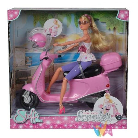Simba steffi love stads scooter met pop en accessoires