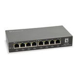 Levelone gep-0823 8-port gigabit poe switch, 802.3at af poe, 120w