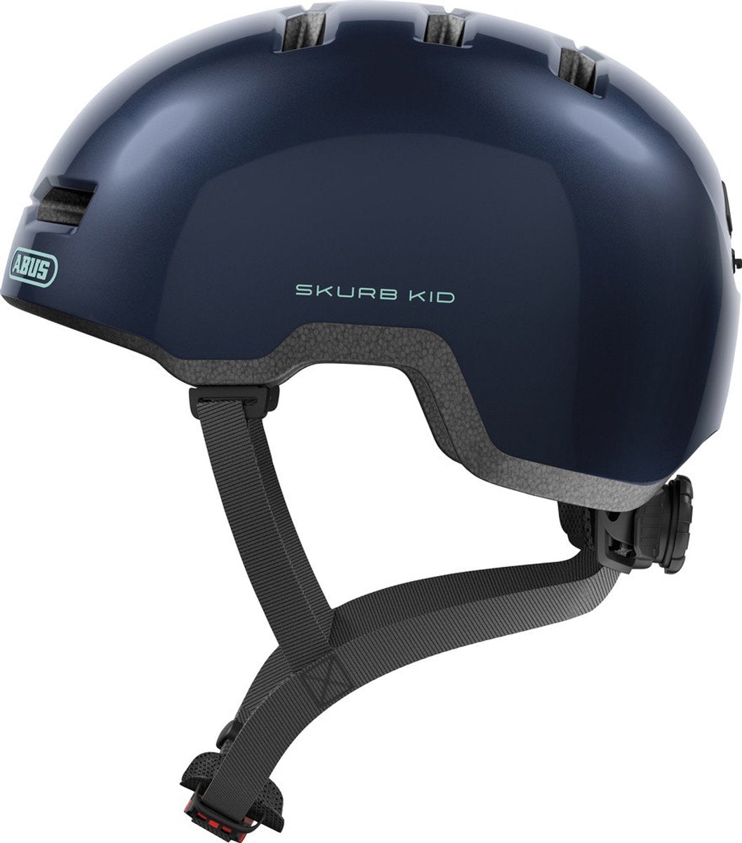 Abus skurb kid - fietshelm - kinderen midnight blue m (50 - 55 cm)