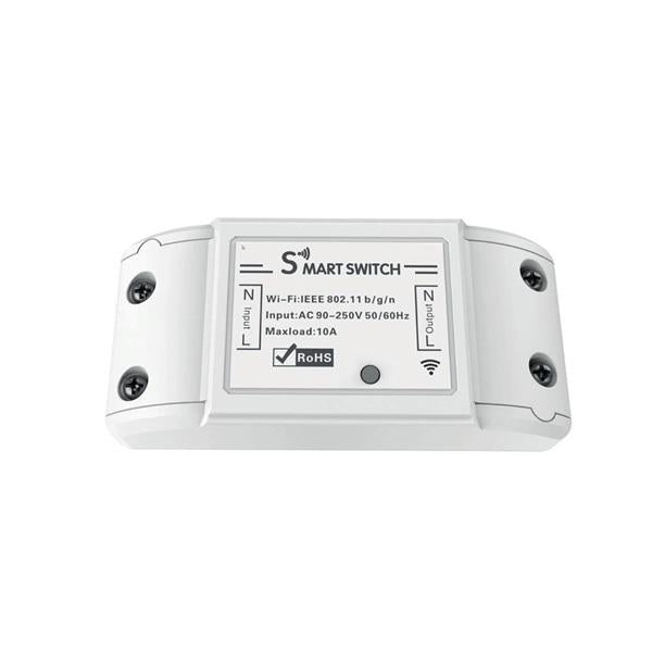 Woox r4967 smart wifi switch powered by tuya, 10a, 2300w, 100-240vac 50-60hz, wi-fi