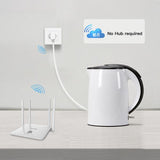Woox r4054 smart inbouw stopcontact powered by tuya, 16a, 3680w, wi-fi, white