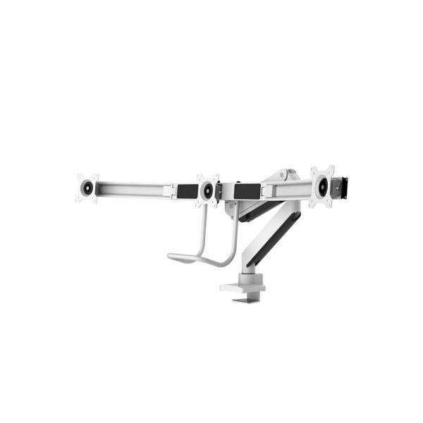 Neomounts neomounts nm-d775dx3white flat screen desk mount, 17-27 , 6 kg, 100x100 mm, clamp, white