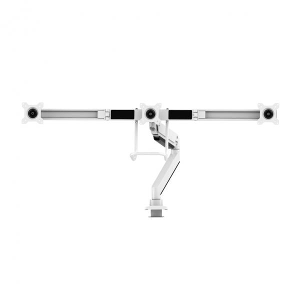 Neomounts neomounts nm-d775dx3white flat screen desk mount, 17-27 , 6 kg, 100x100 mm, clamp, white