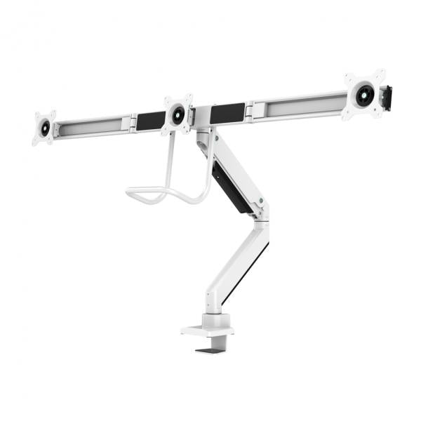 Neomounts neomounts nm-d775dx3white flat screen desk mount, 17-27 , 6 kg, 100x100 mm, clamp, white