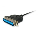 Equip equip 133383 usb to parallel adapter cable, usb 2.0 -> ieee1284, male male, black