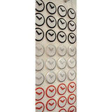Nextime klok 2615zw focus, ø25 cm, wall, wit zwart