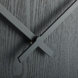 Nextime klok 3095gs wood wood big, ø52.8 cm, wall, gray
