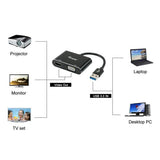 Equip equip 133386 usb to hdmi vga adapter, usb 3.2 gen 1 type-a, hdmi output, 1920 x 1080 pixels