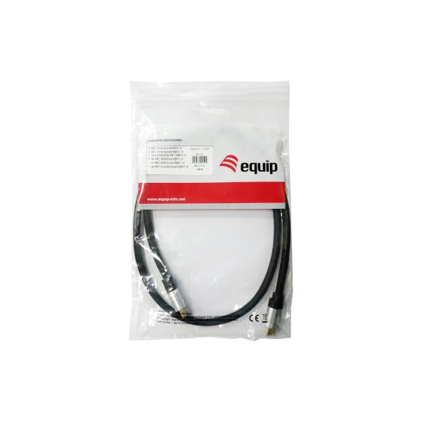 Equip 119383 hdmi cable, hdmi type a, 48 gbit s, audio return channel (arc) black,silver, 5m