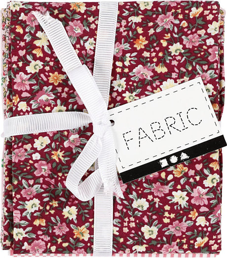 Creativ company patchwork stof roze 45x55cm, 4st.
