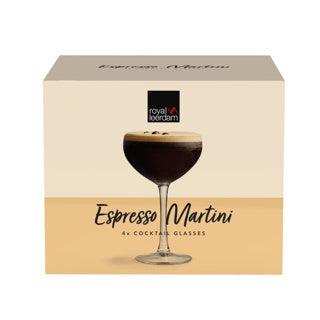 Royal leerdam espresso martini glas set 4 | 4 stuks