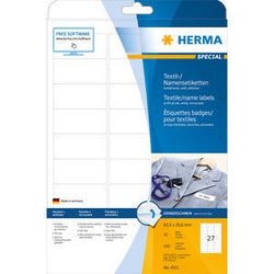 Herma naambadge etiket 4511 63.5x29.6mm wit