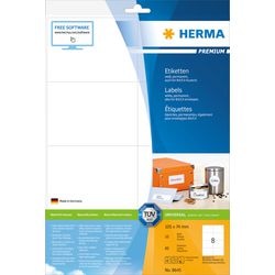Herma etiketten premium a4 wit 105x74 mm papier 80 st.