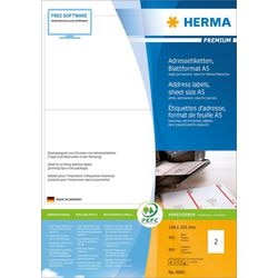 Adresetiketten herma 8691 wit