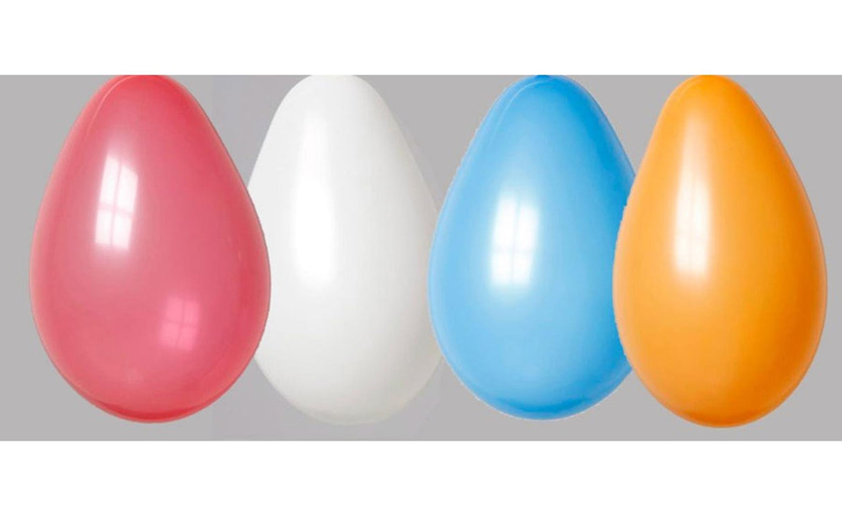 Globos zak 100 ballonnen ro wi bl or