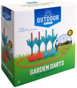 Outdoor play giant garden darten, 6dlg.