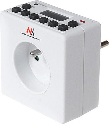 Maclean mce30 - programmeerbare digitale timer met penaarde - 3600w