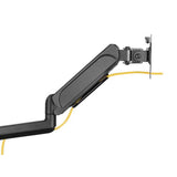 Equip 650134 17 -27 triple monitor desk mount bracket, clamp, 21 kg, 75 x 75 mm, 100 x 100 mm