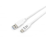 Equip 128363 usb 3.2 gen 1 type-c to a cable, usb 3.2 gen 1, 5000 mbit s, m m, 1 m, white