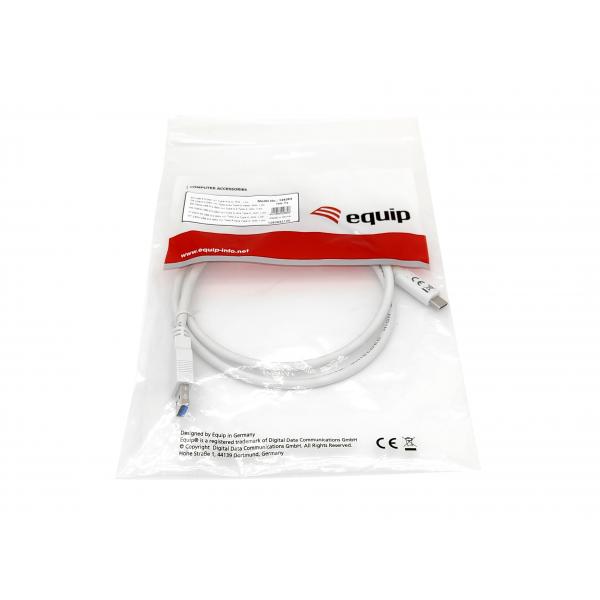 Equip 128363 usb 3.2 gen 1 type-c to a cable, usb 3.2 gen 1, 5000 mbit s, m m, 1 m, white