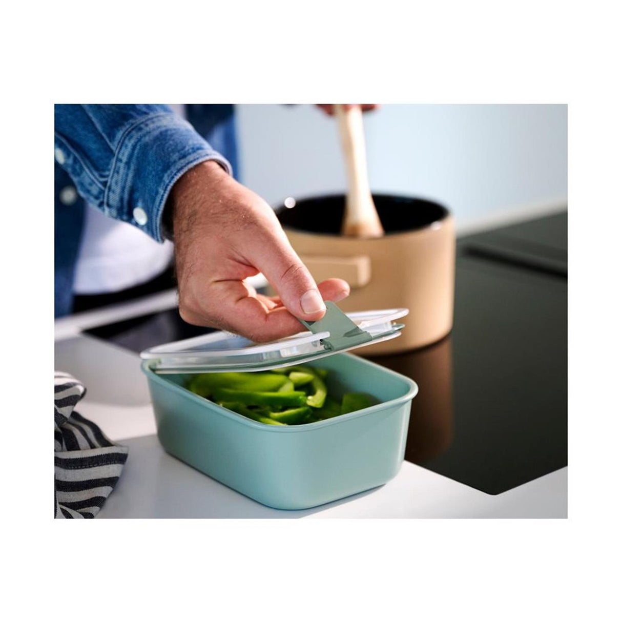 Mepal vershouddoos easyclip 450ml zwart