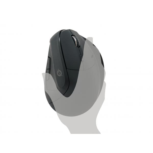 Conceptronic lorcan03b lorcan ergo 6-button ergonomic bluetooth mouse, bluetooth, optical, 1600 dpi