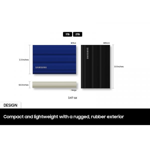 SAMSUNG Portable SSD T7 Shield, 1 TB