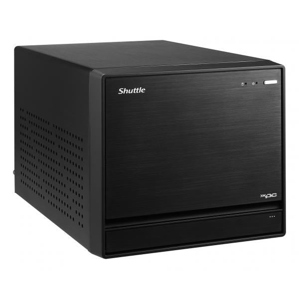 Shuttle sw580r8 black xpc cube pc barebone, lga1200, intel, 4x ddr4, dimm, m.2, 500w 80+ gold