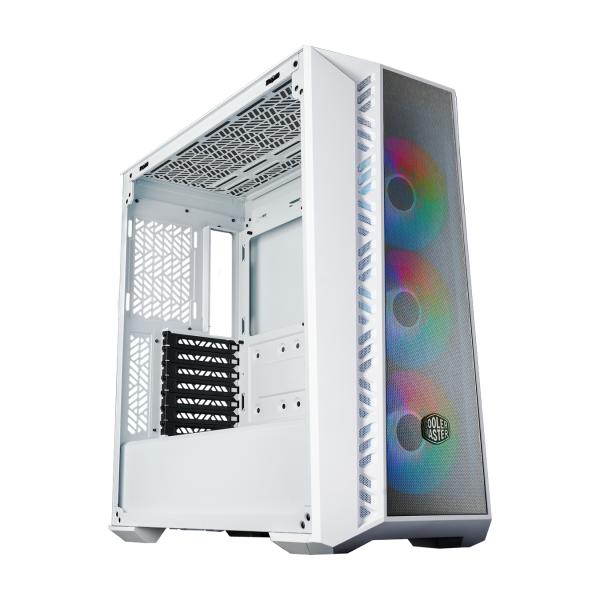 Cooler master mb520-wgnn-s00 masterbox 520 mesh white, atx, midi, edge-to-edge transparent window