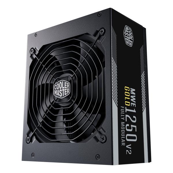 Cooler master mpe-c501-afcag-eu mwe gold v2, atx, 1250w, rtx ready, modular, 140mm, black