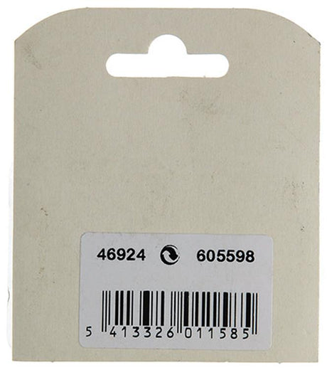 Mack 1013560 - 2 scharnieren voor vouwdeur vernikkeld h 50 x b 40 mm | 5 stuks