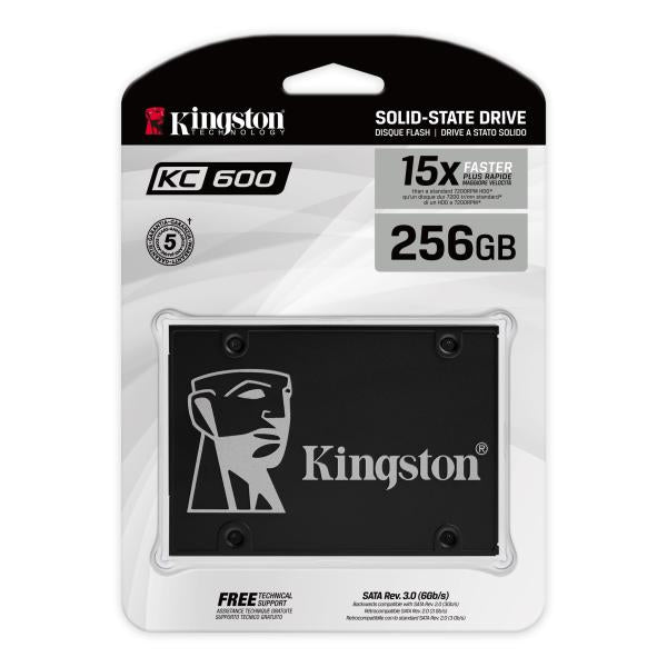 Kingston kingston skc600 256g kc600 ssd, 256 gb, 2.5 , sata3, 3d v-nand tlc