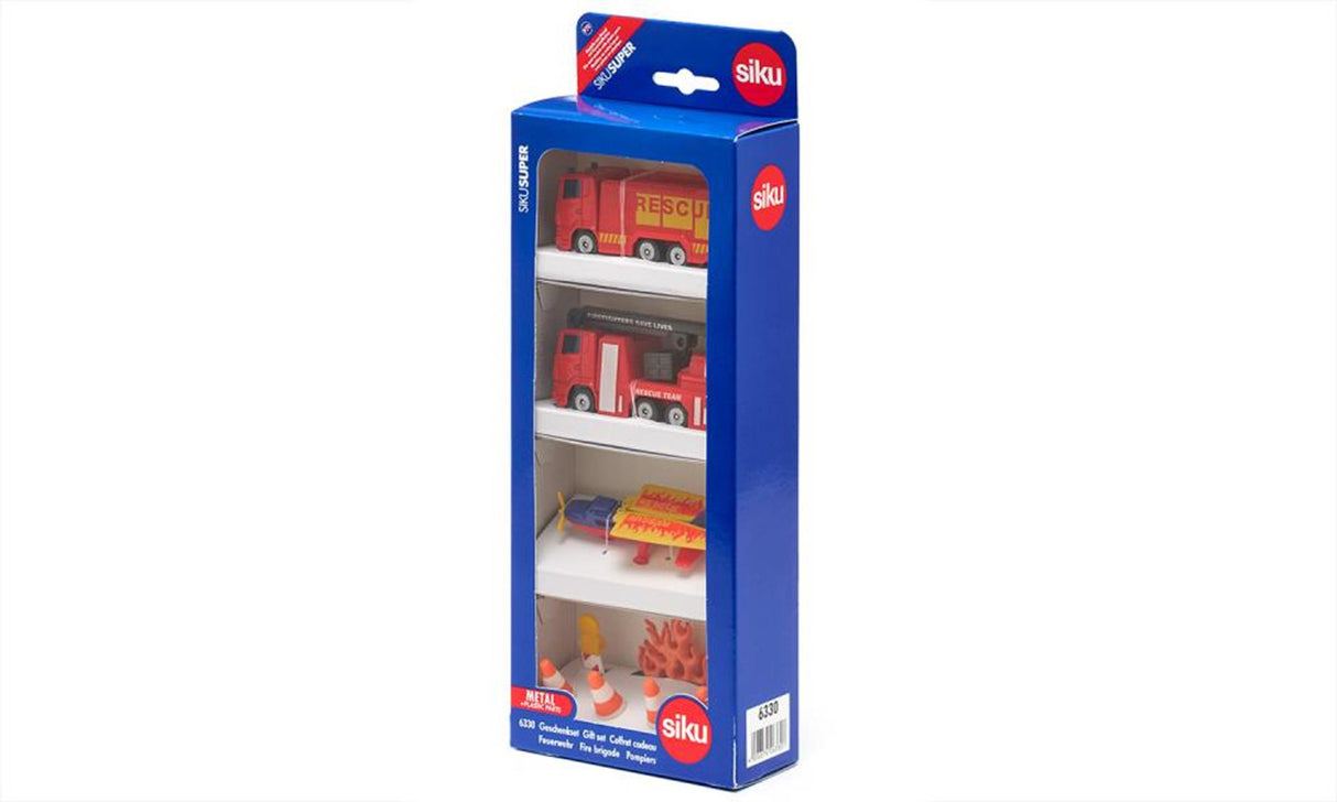 Siku 6330 geschenkset brandweer 3-delig