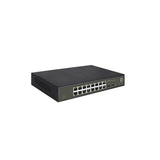 Levelone levelone ges-2118 hilbert 18-port lite managed l2 switch, 16x rj45 gigabit, 2x sfp, 1000 mbps