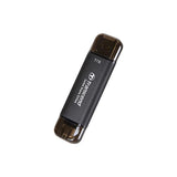 Transcend transcend ts1tesd310c esd310c external ssd, 1tb, usb type-c type-a, 10gbps