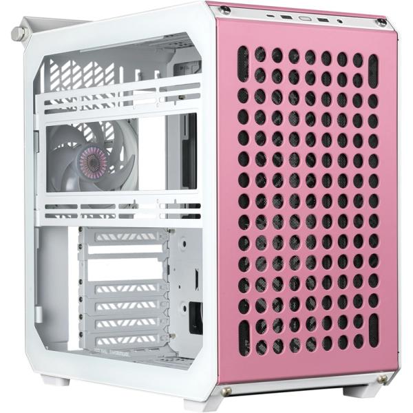 Cooler master cooler q500-dgnn-s00 qube 500 flatpack macaron edition atx, multi-color front, 120 140 mm