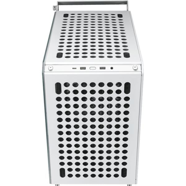 Cooler master cooler q500-wgnn-s00 qube 500 flatpack white, atx, usb 3.2, 120 140 mm, water-cooling ready