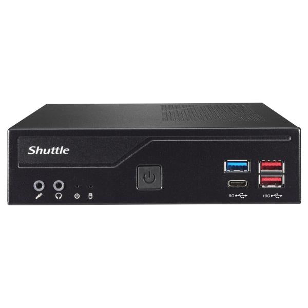 Shuttle shuttle dh670v2 mini pc barebone, lga1700, h670, ddr4, 2x hdmi, 2x dp , 2x 2.5g lan, 8x usb, 24 7