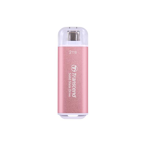 Transcend ts1tesd300p esd300 pink external ssd, 1tb, usb type-c 10gbps, 1050 950 mb s max