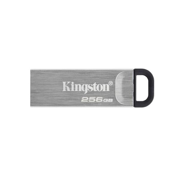 Kingston dtkn 256gb datatraveler kyson usb flash drive, 256 gb, usb 3.2 type-a, 200 60 mb s, silver